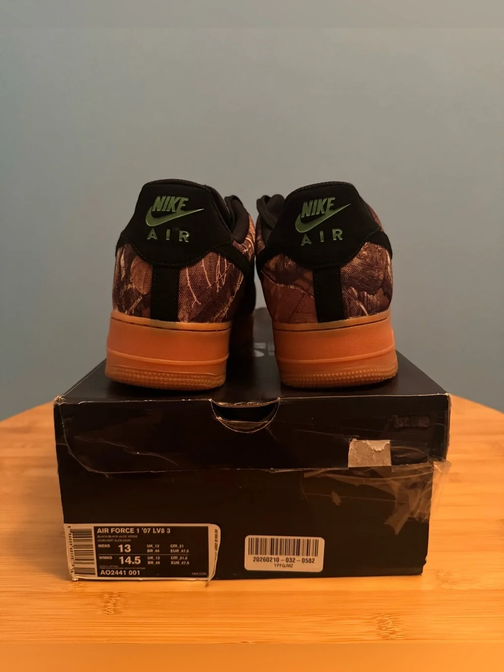 Nike Air Force 1 Low Realtree Camo Shoes - Men’s Size 13 - AO2441 001 - *RARE*